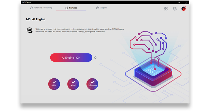 MSI Center software