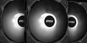 Fan imagery to show cooling