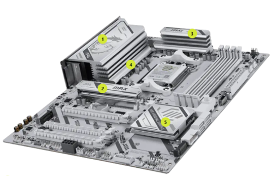 Massive Cooling heatsinks