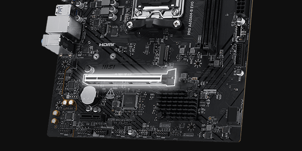 Lightning Gen 4 Pci-E with Steel Armour.