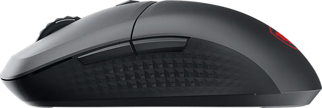 Side angle of the VERSA 300 WIRELESS 8K mouse.