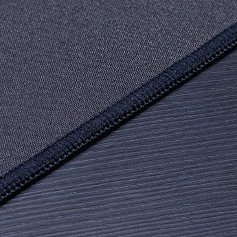 Close of of stitching on the Agility GD73 mousepad.