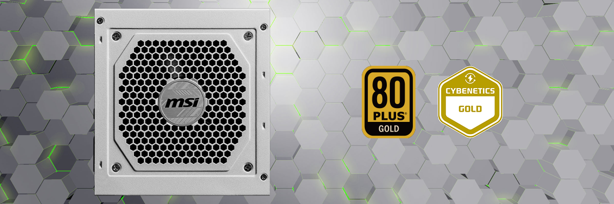 MSI MAG A850GL PCIE5 White 850W Full Modular 80+ Gold PCIE 5.1