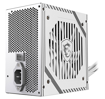 MAG A650BNL WHITE 80 PLUS Bronze Full Wired ATX PSU from MSI.