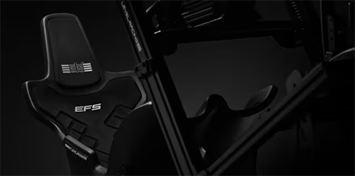 Image of seat in a simulator setup