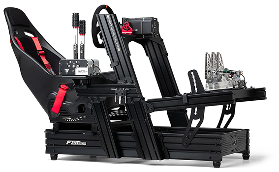 Complete cockpit with accessories