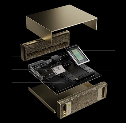 Diagram of internal components