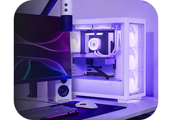 NZXT F120 RGB Core 120mm PWM Single Fan White