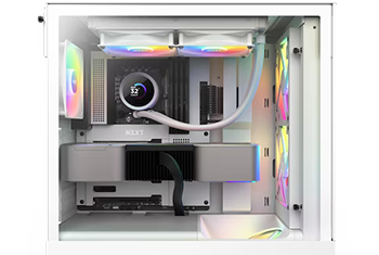 NZXT F120 RGB Core 120mm PWM Single Fan White