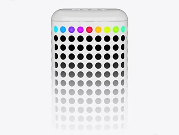 Microphone RGB dots on rear top