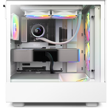 NZXT Kraken 240 RGB White All In One 240mm Intel/AMD CPU Water Cooler ...