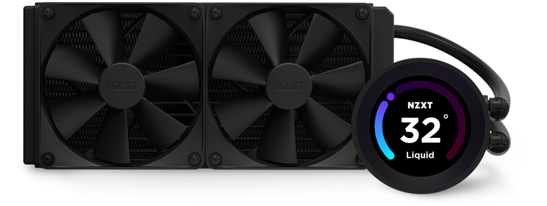 NZXT Kraken Elite 240 Black AIO Intel/AMD CPU Hydro-Cooler