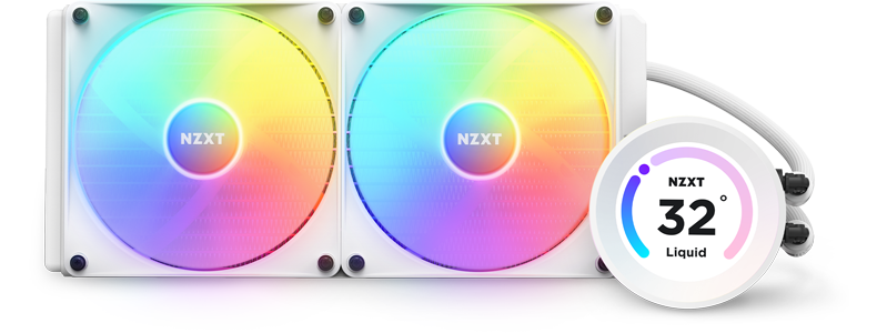 NZXT Kraken ELite 280 RGB White AIO Intel/AMD CPU Hydro-Cooler (2023 Edition)