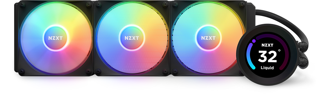 NZXT Kraken ELite 360 RGB Black AIO Intel/AMD CPU Hydro