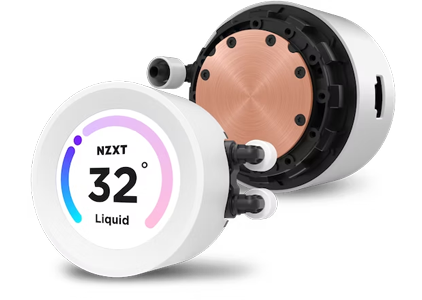 NZXT Kraken ELite 280 RGB White AIO Intel/AMD CPU Hydro-Cooler (2023 Edition)