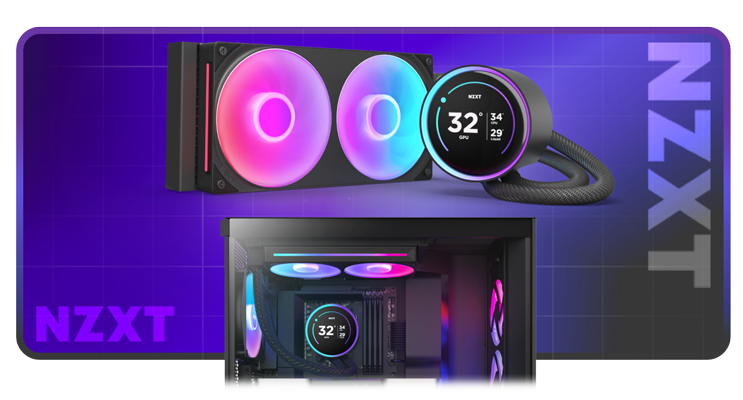 NZXT Kraken Elite 240 RGB (2024) Black AIO Intel/AMD CPU