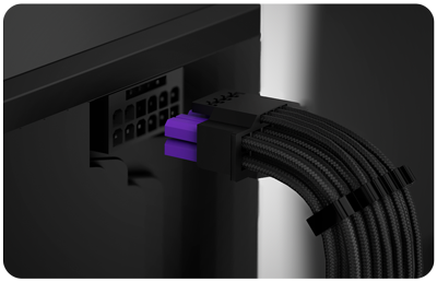 Dual Colour (black and purple) 12V 2x6 GPU Connector