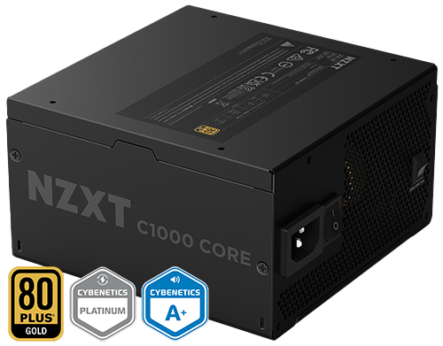 NZXT C1000 Gold Core Series Black 80PLUS Gold PCIe 5.1 ATX3.1