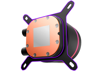 Copper CPU contact