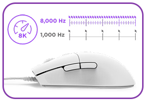 8,000Hz Polling Rate
