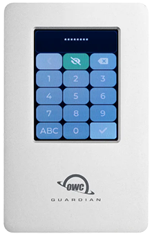 PIN entry screen showing numpad
