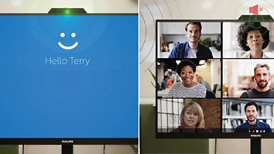 Image showing Windows Hello and a video call