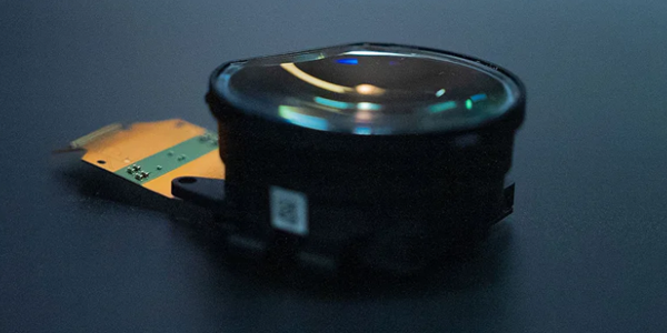 Micro-OLED lense of the Crystals Super Micro-OLED VR system.