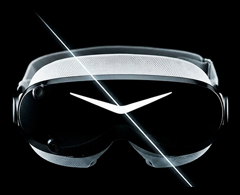 Front view of Pimax Dream Air VR headset.
