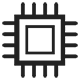 CUDA core icon to highlight the NVIDIA Blackwell architecture
