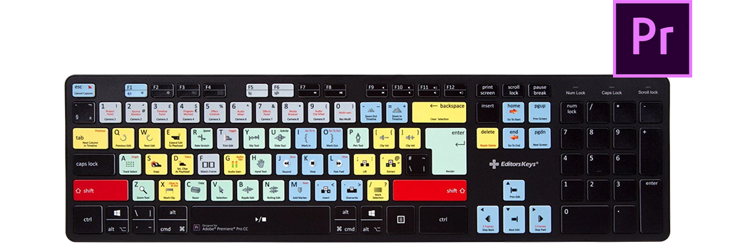 Adobe Premiere Pro Slimline Keyboard