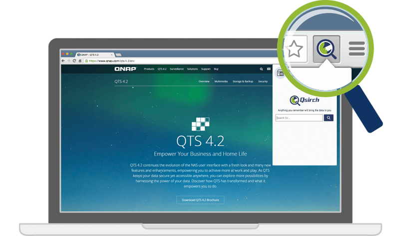 Qsirch - Built-In NAS Search App
