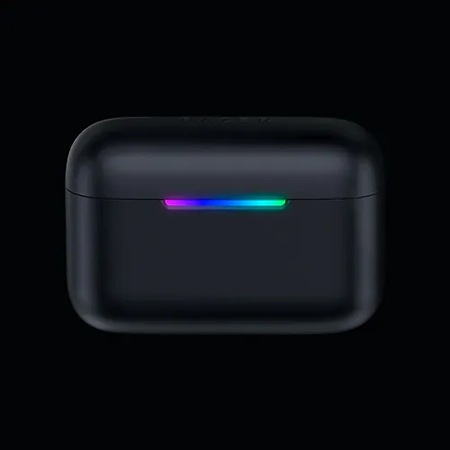 Closed case showing ARGB Indicator