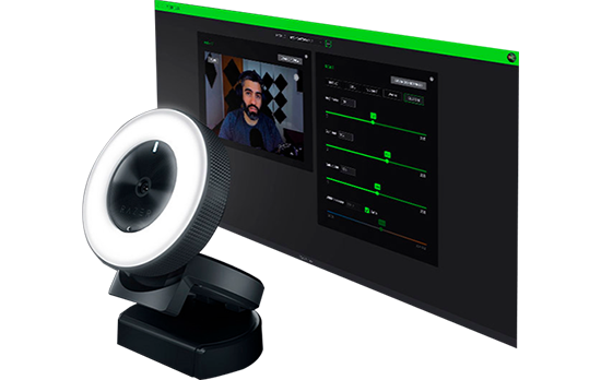 Razer Kiyo Streamer Ring Light Webcam PC Camera LN87161 RZ19