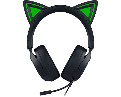 【KITTY】 Razer Kraken Kitty V3 X Wired Black Gaming Headset LN161423 - RZ04