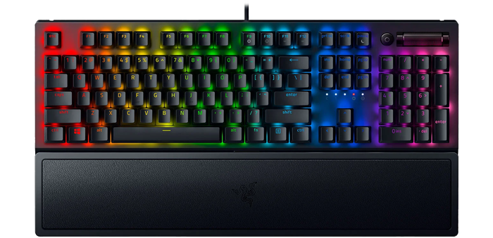 Razer BlackWidow V3 Gaming Keyboard with Green Switches
