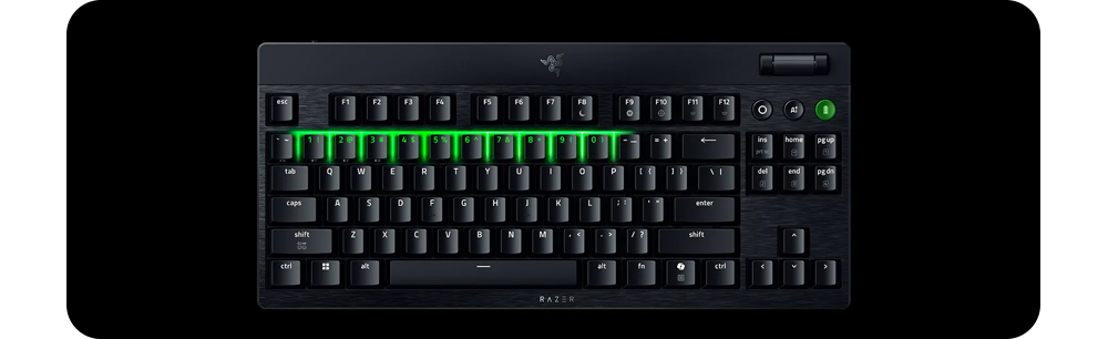 Razer BlackWidow V4 Hyperspeed TKL Razer Orange Switch UK Layout