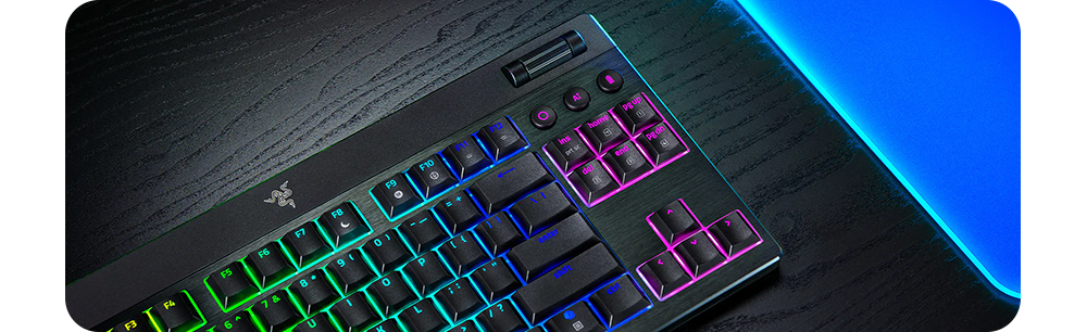 Razer BlackWidow V4 Hyperspeed TKL Razer Orange Switch UK Layout