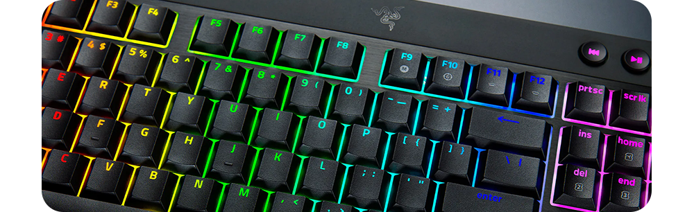 Razer BlackWidow V4 Hyperspeed TKL Razer Orange Switch UK Layout ...
