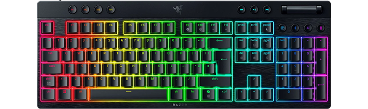 Razer BlackWidow V4 Hyperspeed Razer Orange Switch UK Layout