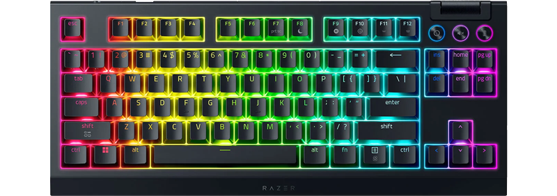 Razer BlackWidow V4 Tenkeyless HyperSpeed Keyboard