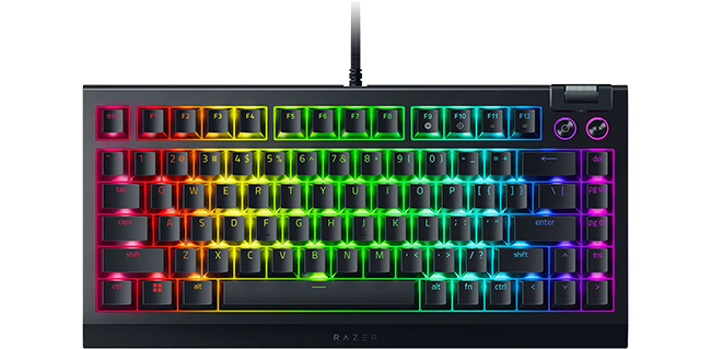 Razer BlackWidow V4 75% US Layout Razer Orange Switch Mechanical