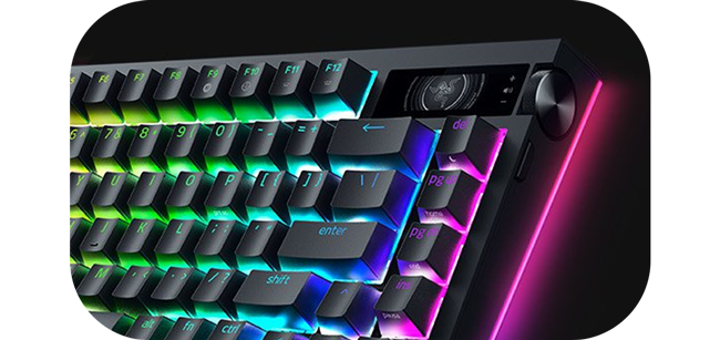 OLED command dial