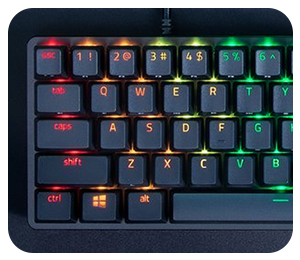 Razer Huntsman Mini Razer Optical Purple Switch Mechanical Gaming ...