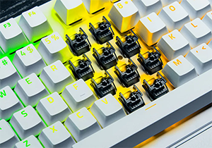 Close up image of key switches