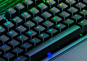 Close up image of keycaps
