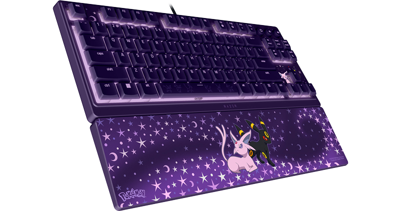 Razer Ornata V3 Tenkeyless Pokémon Espeon Umbreon Ed Wired Mecha-Membrane US RGB Gaming Keyboard