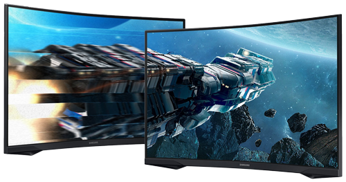 Side by side frames of spaceship, one jittery and one smooth
