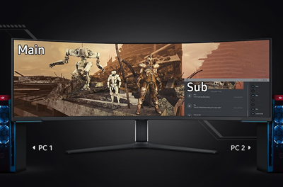 side by side view of conventional monitor and more colourful HDR