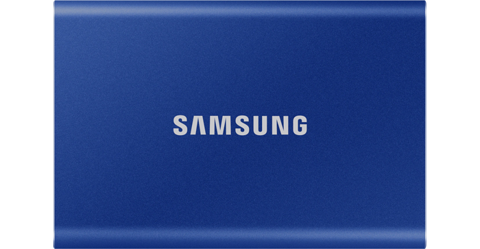500GB Samsung T7 Portable SSD in Indigo Blue