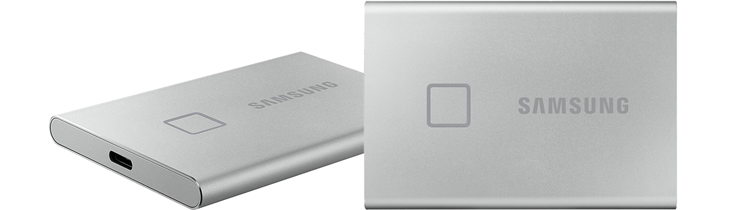 Samsung T7 Touch Silver 500GB Portable SSD